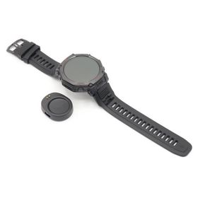 ボーナスストア+5％【美品】Amazfit T-Rex 3 Pro 48mm sp170078-C239 タクティカルブラック スマートウォッチ アマズフィット 本体