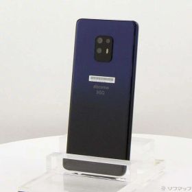 【中古】FUJITSU(富士通） arrows 5G 128GB ネイビーブラック F-51A docomoロック解除SIMフリー 【349-ud】