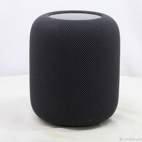 【中古】Apple(アップル) 〔展示品〕 HomePod 第2世代 MQJ73J／A ミッドナイト 【198-ud】