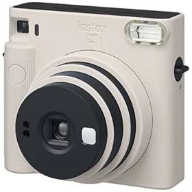 【中古】【39shop】富士フイルムFUJIFILM★インスタントカメラ "チェキスクエア"instax SQUARE SQ1 チョークホワイト INS SQ 1 WHITE（非常に良い）