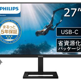 Philips｜フィリップス 27E1N1900AE/11 液晶ディスプレイ(27型/IPS/4K UHD 3840×2160/60Hz/1ms)(ブラック)[27E1N1900AE11] 返品種別A