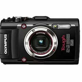 【中古】OLYMPUS デジタルカメラ STYLUS TG-3 Tough ブラック 1600万画素CMOS F2.0 15m防水 100kgf耐荷重 GPS+電子コンパス&内蔵Wi-Fi TG-3 BLK