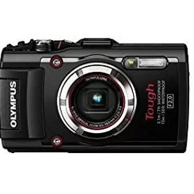 【中古】【非常に良い】OLYMPUS デジタルカメラ STYLUS TG-3 Tough ブラック 1600万画素CMOS F2.0 15m防水 100kgf耐荷重 GPS+電子コンパス&内蔵Wi-Fi TG-3 BLK