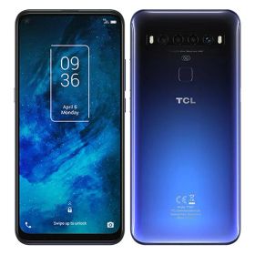 【中古】【安心保証】 TCL 10 5G T790H[128GB] SIMフリー クロームブルー