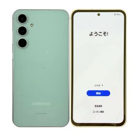 【中古】SAMSUNG Galaxy S23 FE SCG24 Mint ミント au 256GB SIMロック解除済 白ロム 本体