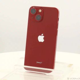 【中古】Apple(アップル) iPhone13 mini 128GB プロダクトレッド MLJG3J／A SIMフリー 【196-ud】