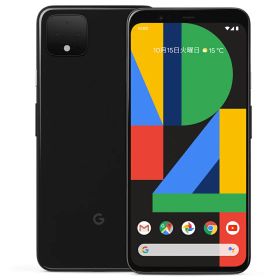 【中古】A＋ランク 【未使用に近い】SIMロック解除済み G020Q Google Pixel 4 XL 64GB ジャストブラック 本体のみ 利用制限なし(白ロム) 送料無料