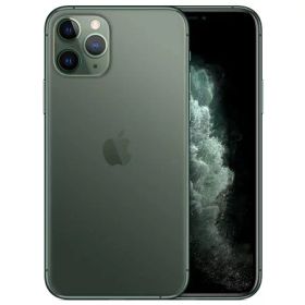 【中古】Cランク【傷や汚れあり】 SIMフリー iphone11 ProMAX 64GB ミッドナイトグリーン 利用制限-(白ロム) 送料無料