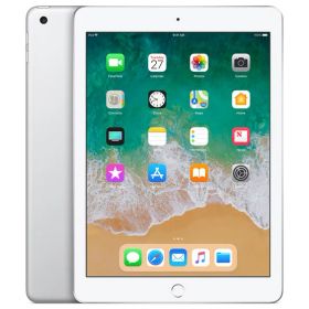 【中古】Cランク【傷や汚れあり】 SIMフリー iPad 9.7 第6世代(2018) 32GB WIFI＋celluler シルバー 利用制限-(白ロム) 送料無料