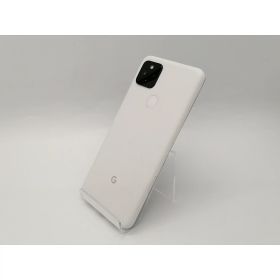 【中古】Google SoftBank 【SIMロック解除済み】 Pixel 4a (5G) Cleary White 6GB 128GB G025H【広島本通】保証期間1ヶ月【ランクC】