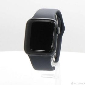 〔中古〕Apple(アップル) Apple Watch SE 第2世代 GPS 40mm ミッドナイトアルミニウムケース ミッドナイトスポーツバンド〔269-ud〕