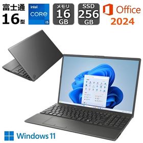 【新品】 富士通 FUJITSU ノートパソコン FMV Note Aシリーズ A53-K3 16型 Core i5 1335U メモリ 16GB SSD 256GB Windows 11 Webカメラ Office付き ブラック