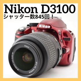 シャッター数僅か845回✨Nikon D3100✨希少モデル✨一眼レフデビューに