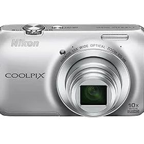 【中古】【39shop】Nikon★デジタルカメラ COOLPIX クールピクス S6300 クリスタルシルバー S6300SL(非常に良い)