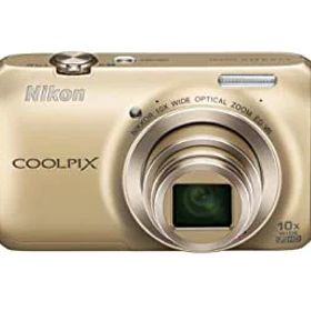 【中古-非常に良い】Nikon デジタルカメラ COOLPIX (クールピクス) S6300 エレガントゴールド S6300GL