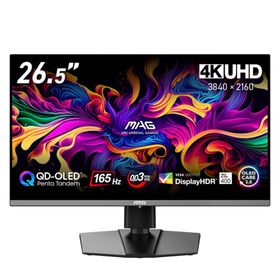 【お取り寄せ】MSI [MAG 272UP QD-OLED E16] 27インチ 165Hz 4K QD-OLED ゲーミングモニター [3840 x 2160 (165Hz) /Displayport1.4a /USB Type-C]