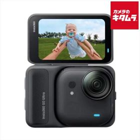 Insta360 GO Ultra クリエイターバンドル ミッドナイトブラック（CINSABEA-GOULTRA06） ビデオカメラ 4K 小型 高画質 ウェアラブル
