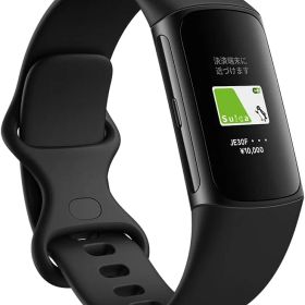 【Suica対応】Fitbit Charge 6 トラッカー オブシディアン／ブラック スマートウォッチ/防水/iPhone対応/アンドロイド対応/最大7日間のバッテリー/GPS搭載/心拍計/睡眠スコア [日本正規品]