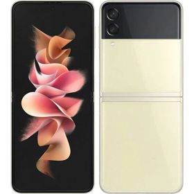 【中古】【安心保証】 Galaxy Z Flip3 5G SCG12[128GB] au クリーム
