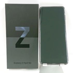 【ジャンク品】Galaxy Z Flip3 5G SCG12 au ファントムブラック 送料無料 本体 c15134 【中古】