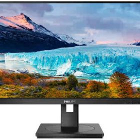 【在庫目安:あり】【送料無料】PHILIPS 242S1AE/11 液晶ディスプレイ 23.8型/ 1920×1080/ DisplayPort、HDMI、DVI-D、D-Sub/ ブラック/ スピーカー：あり/ 5年間フル保証/ 省資源化パッケージ/ 昇降スタンド| 家電 ディスプレイ ディスプレー モニター モニタ