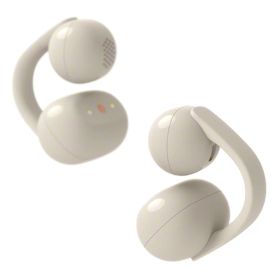 ★エントリーでポイント5倍★【新品/取寄品/代引不可】SONY ワイヤレスステレオヘッドセット LinkBuds Clip WF-LC900-C グレージュ ソニー