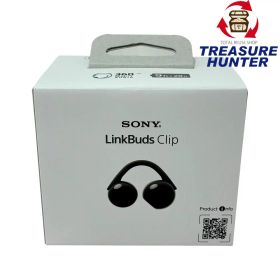SONY LinkBuds Clip ワイヤレスステレオヘッドセット WF-LC900/BZ ブラック イヤーカフ式 マルチペアリング AIアシスタント 自動電源オフ 【103080849006】