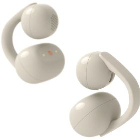 【在庫限即納】SONY ソニー イヤーカフ ワイヤレスステレオヘッドセット グレージュ(左右独立型ワイヤレス)(WF-LC900/C)