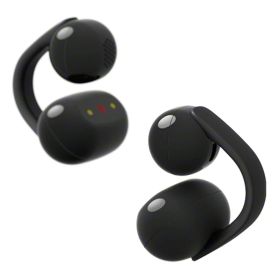★エントリーでポイント5倍★【新品/取寄品/代引不可】ワイヤレスステレオヘッドセット ブラック(左右独立型ワイヤレス) WF-LC900/B