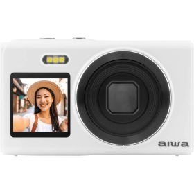 aiwaデジタル 1600万画素 コンパクトデジタルカメラ aiwa cam DCB-2 ホワイト JA5-DCM0003(WH)