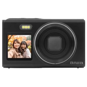 JA5-DCM0003(BK) AIWA ブラック aiwa cam DCB-2 [コンパクトデジタルカメラ (1600万画素)]