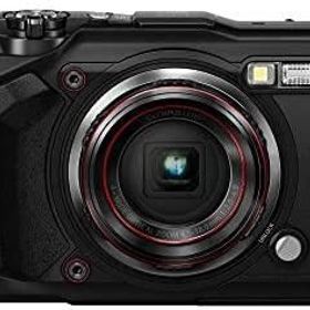 【中古】 OLYMPUS デジタルカメラ Tough TG-6 ブラック 1200万画素CMOS F2.0 15m 防水 100kgf耐荷重 GPS 内蔵Wi-Fi TG-6BLK 当店保証30日間 人気 ミラーレス 一眼レフ 交換レンズ カメラ