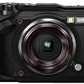 【中古】OLYMPUS デジタルカメラ Tough TG-6 ブラック 1200万画素CMOS F2.0 15m 防水 100kgf耐荷重 GPS 内蔵Wi-Fi TG-6BLK当店保証30日間 人気モデル 高画質 売れ筋