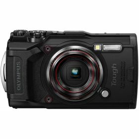 【中古】オリンパス OLYMPUS デジタルカメラ Tough ブラック TG-6 ブラック 1200万画素CMOS F2.0 15m 防水 100kgf耐荷重 GPS 内蔵Wi-Fi TG-6BLK カメラ 中古 人気 おすすめ 高画質