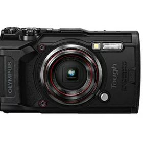 【中古】 OM SYSTEM/オリンパス OLYMPUS デジタルカメラ Tough TG-6 ブラック 1200万画素CMOS F2.0 15m 防水 100kgf耐荷重 GPS 内蔵Wi-Fi TG-6BLK