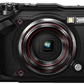 【中古】OLYMPUS デジタルカメラ Tough TG-6 ブラック ブラック 1200万画素CMOS F2.0 15m 防水 100kgf耐荷重 GPS 内蔵Wi-Fi TG-6BLK カメラ 中古 人気 おすすめ 高画質