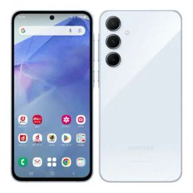 【中古】【安心保証】 Galaxy A55 5G SC-53E[128GB] docomo オーサムアイスブルー