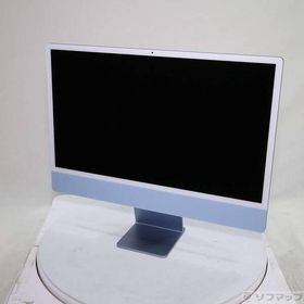 〔中古〕Apple(アップル) iMac 24-inch Mid-2021 MGPL3J／A Apple M1 8コアCPU_8コアGPU 16GB SSD512GB ブルー 〔14.8 Sonoma〕〔269-ud〕