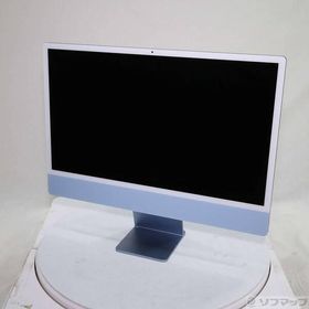〔中古〕Apple(アップル) iMac 24-inch Mid-2021 MGPL3J／A Apple M1 8コアCPU_8コアGPU 16GB SSD1TB ブルー 〔15.7 Sequoia〕〔269-ud〕