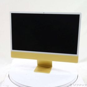 〔中古〕Apple(アップル) iMac 24-inch Mid-2021 Z12T Apple M1 8コアCPU_8コアGPU 16GB SSD512GB イエロー 〔macOS v26.5.2〕〔269-ud〕