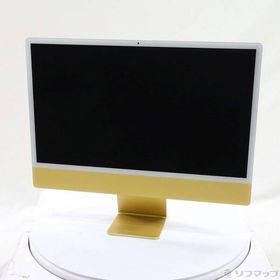 〔中古〕Apple(アップル) iMac 24-inch Mid-2021 Z12T Apple M1 8コアCPU_8コアGPU 16GB SSD1TB イエロー 〔15.7 Sequoia〕〔269-ud〕