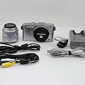 【中古】 OLYMPUS オリンパス マイクロ一眼 PEN Lite E-PL3 レンズキット シルバー E-PL3 LKIT SLV