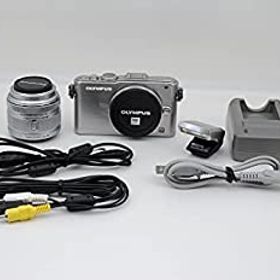 【中古】 OLYMPUS オリンパス マイクロ一眼 PEN Lite E-PL3 レンズキット シルバー E-PL3 LKIT SLV