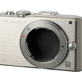 【中古】(非常に良い)OLYMPUS ミラーレス一眼 PEN Lite E-PL3 ボディ シルバー E-PL3 BODY SLV