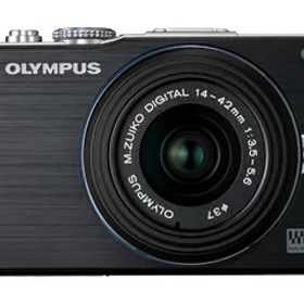 【中古】 OLYMPUS ミラーレス一眼 PEN Lite E-PL3 レンズキット ブラック E-PL3 LKIT BLK