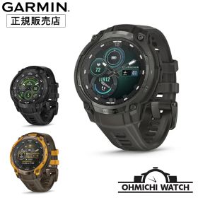 GARMIN 010-03398-30 腕時計 メンズ 防水 Instinct Crossover AMOLED ハイブリッドタフネスGPSウォッチ Charcoal Grey | Sunburst / Cocoa Tactical Black 010-03398-31 010-03398-32 ウォッチ OHMICHI watch [送料無料] ［日本正規品］