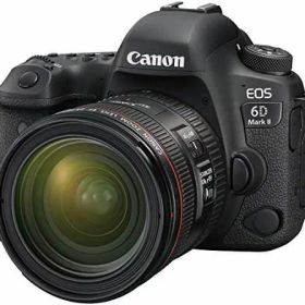 【中古】 Canon デジタル一眼レフカメラ EOS 6D Mark II EF24-70 F4L IS USM レンズキット EOS6DMK2-2470ISLK 当店保証30日間 人気 ミラーレス 一眼レフ 交換レンズ カメラ