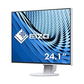 【中古】FlexScan 61cm（24.1）型カラー液晶モニター FlexScan EV2456 ホワイト