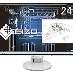 【中古】EIZO FlexScan 24.1インチ ディスプレイ モニター (WUXGA/IPSパネル/ノングレア/ホワイト/5 無輝点) EV2456-RWT