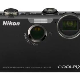 【中古】Nikon デジタルカメラ COOLPIX (クールピクス) S1100pj ブラック S1100PJBK 1410万画素 光学5倍ズーム 広角28mm 3型タッチパネル液晶プロジェクター